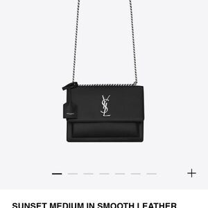 SAINT LAURENT SUNSET BAG IN MEDIUM